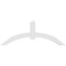 Ekena Millwork Archdale Architectural Grade PVC Gable Bracket, 84"W x 31 1/2"H x 4"D x 6"F, 9/12 Pitch GBP084X32X0406ARC00 - alternate 5